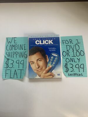 Click (Special Edition) DVD Adam Sandler ADD TO CART 2 GET 2 FREE 