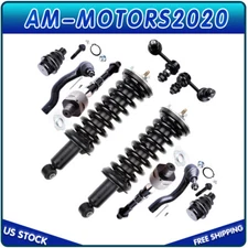 For Nissan Xterra Suzuki Equator Front Strut Ball Joint Tierod Sway Bar Kit