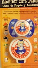 Team Baby Pacifier Gift Pack Washington D.C. Pg74E 