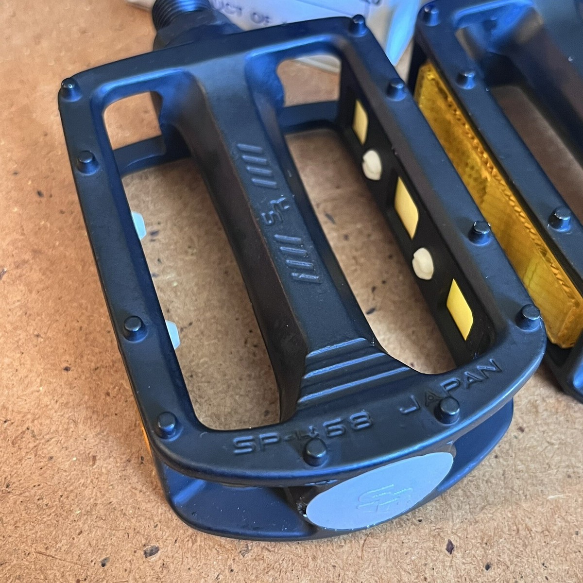 NOS Og 1980s SR MP-468-BL BMX Pedals Sakae Black 9/16
