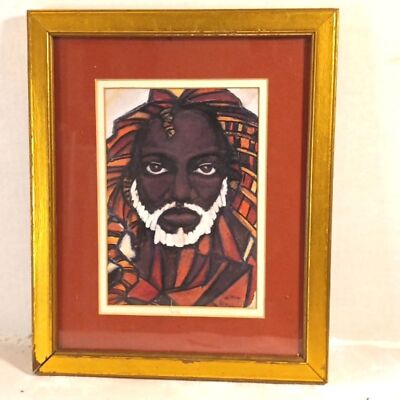 Portrait of a Man Framed Art 11 X 9