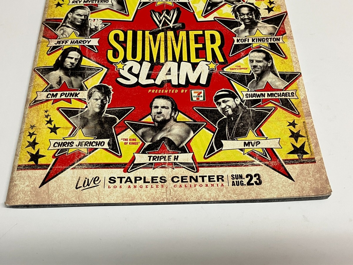 WWE 2009 SUMMER SLAM Official Program 8-23-2009 Staples Center | eBay