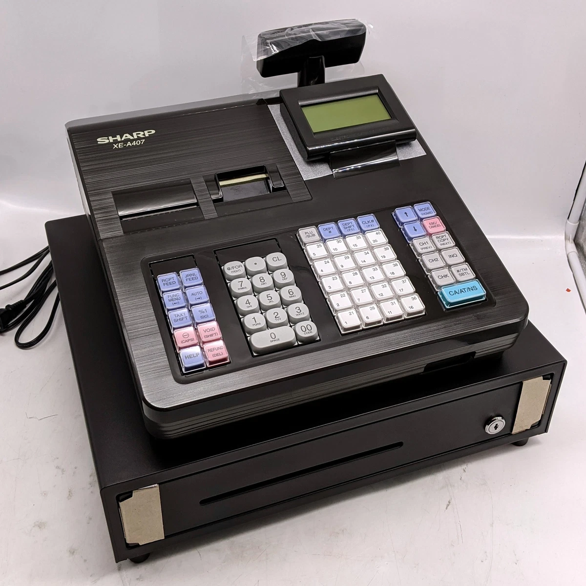 Sharp XEA407 Thermal 99 Dept Cash Register, 53 OFF