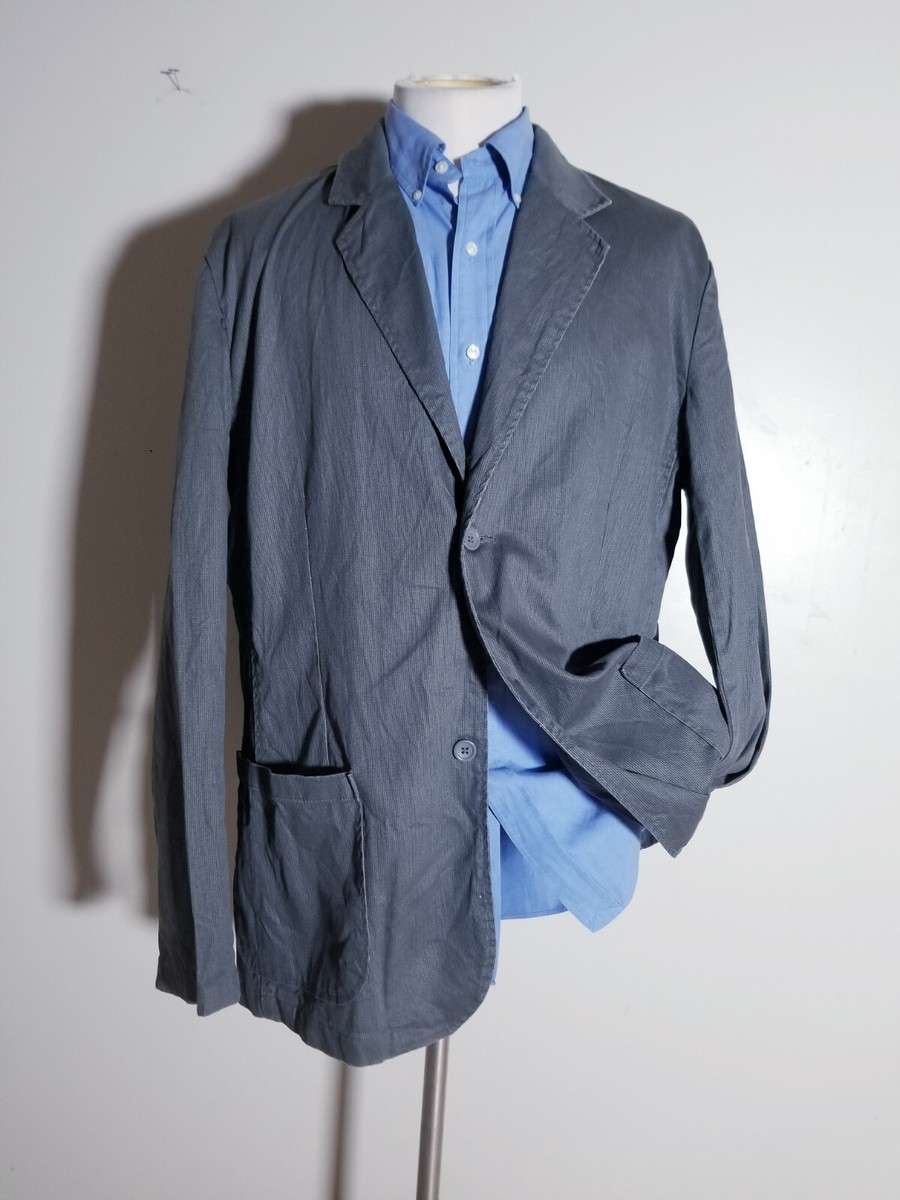 L*S様 50's Cotton Reversible Sport Jacket 46L 2XL Slim Unconstructed cotton Canvas Waxed Jacket Blazer Sport