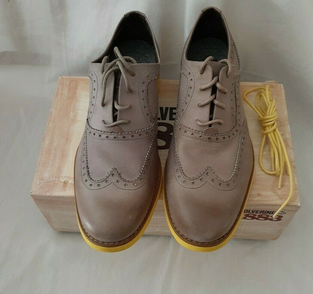 Wolverine 1883 Men’s Wingtop Oxfords Shoes Size 11 Wolverine 1883 Brogue Wingtip Shoes, Chestnut Leather, US  main image 3