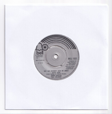 (AI392) Dawn, Say Has Anybody Seen My Sweet Gypsy Rose - 1973 - 7 inch vinyl