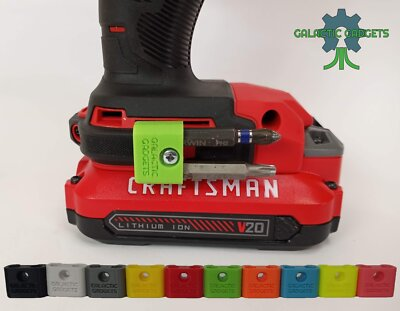 #ad MAGNETIC Bit Holder Clip for Craftsman V20 Drill or Driver Drill Bit Organizer $13.08