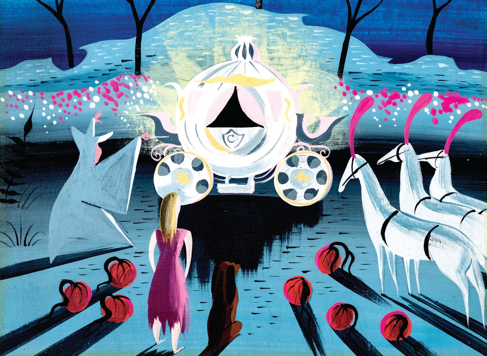 Cinderella Mary Blair Art Poster Print | 11x17 Glossy or Satin Finish