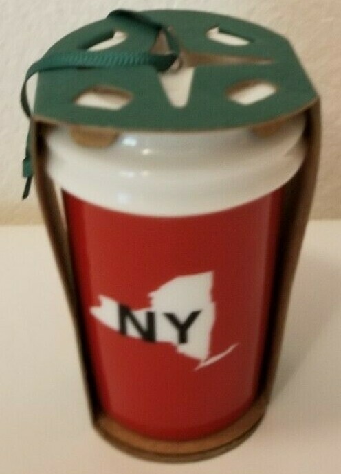 2016 Starbucks New York Local State Collection To Go Siren Ornament