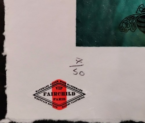 Frida Kahlo, Tequila Patron Series, Ltd. Edition 22x15 in Signed Fairchild Paris - Picture 8 of 12