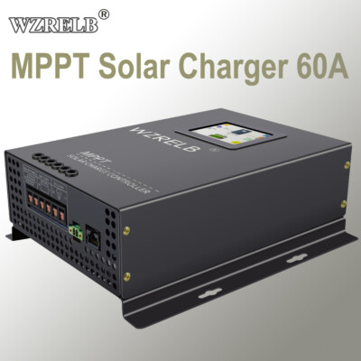 60A MPPT Solar Charger 12/24/36/48V Battery Regulator Controller 170V PV Home RV