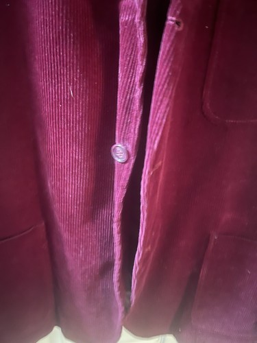 SearsMen's Suit Jacket, Red,size Large 31 In Long Arm Length 32 Ins -3 Buttons - Picture 5 of 10