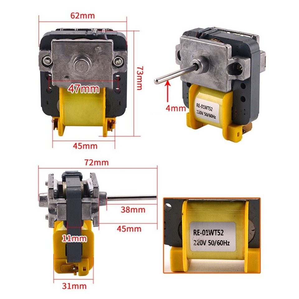 Affordable Fix for Your Fridge Refrigerator Fan Motor Replacement Part