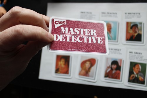 1988 Clue Master Detective Game 10 Suspect Cards Replacement Parts - Picture 3 of 3