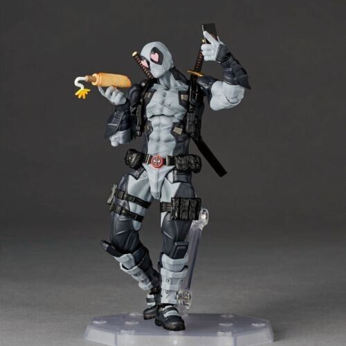 PSL Kaiyodo Amazing Yamaguchi Deadpool Ver 2.0 X-Force Color Actionfigur Bonus - Bild 5 von 8