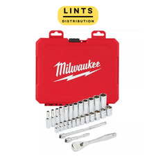 Milwaukee 28 Piece Metric 1/4 inch Drive Ratchet & Socket Set 4932464943