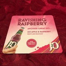 BREWERIANA - BRITVIC - J2O - FRAMBUESA ENCANTADORA - ESTERA DE CERVEZA DE MANZANA Y FRAMBUESA T5