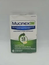 Mucinex DM 12 Hour Expectorant and Cough Suppressant Bi-Layer Tablets, 20 Count
