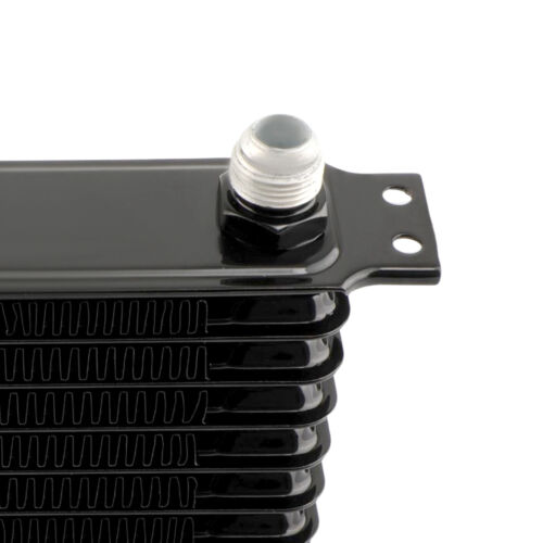 15Row AN10 Engine Oil Cooler w/ 3/4-16 & M20 x 1.5 Filter Relocation Adapter Kit - Picture 4 of 12