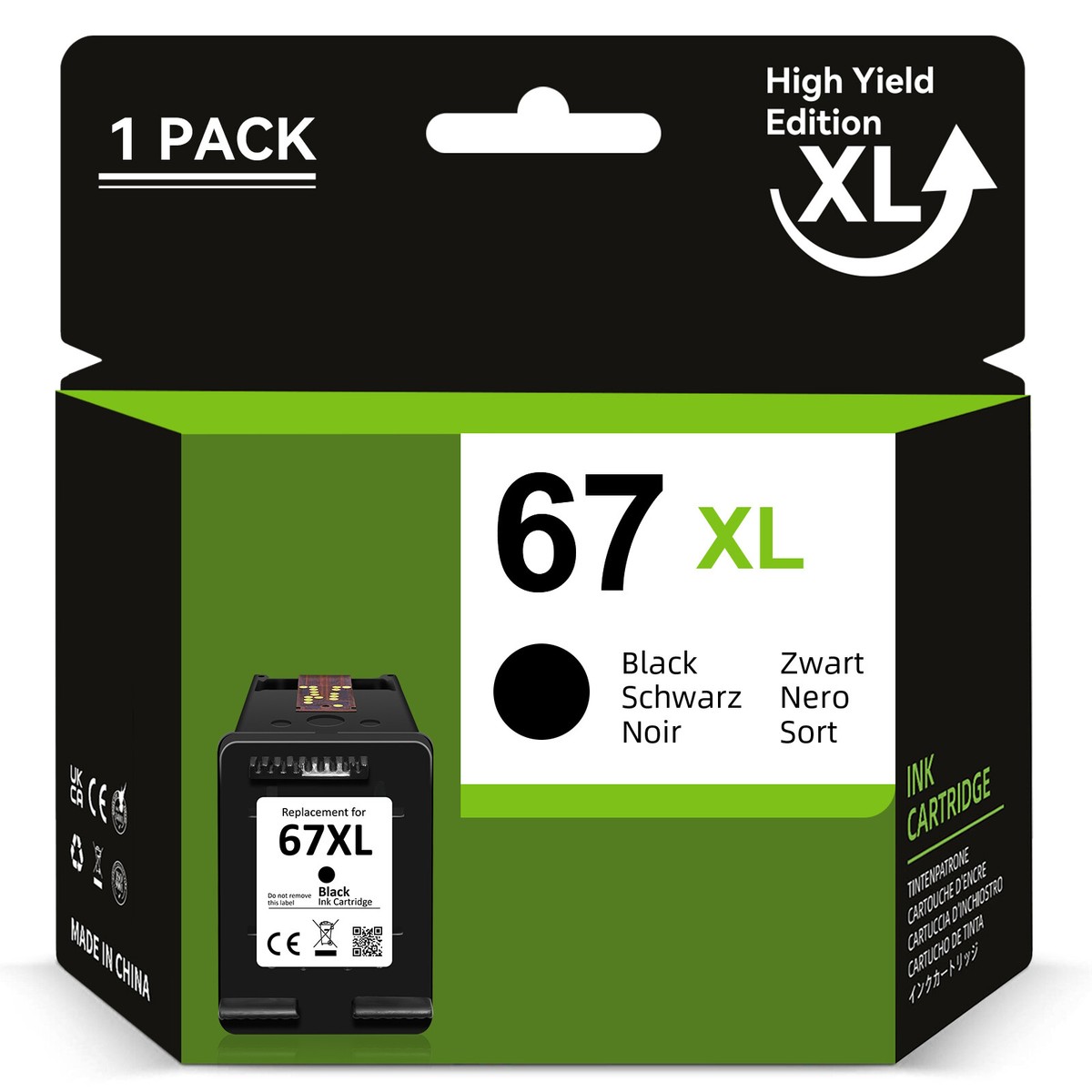 Cartucce D'inchiostro 67XL Sostuzione 67XL Per HP 67 67XL - Foto 2