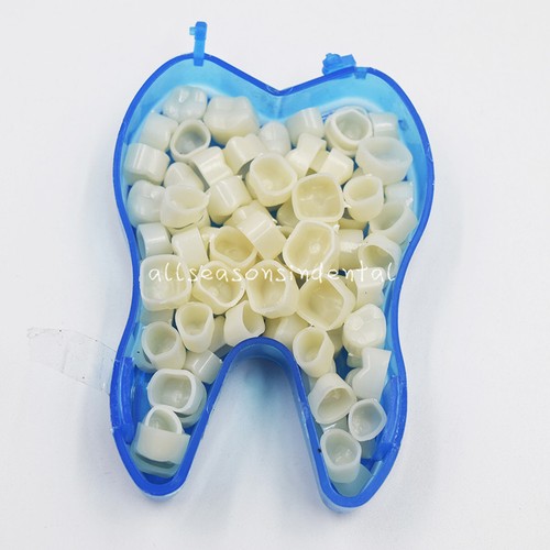 50Pcs Dental Temporary Crowns Posteriors Molar Resin Teeth