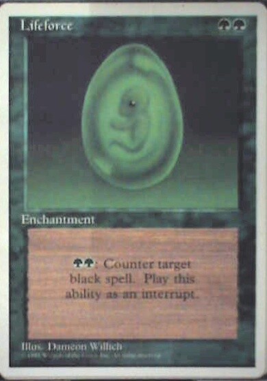 Lifeforce - Fourth Edition: #257, Magic: The Gathering Lp R45