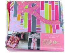 Rocawear Baby 4 Piece Little Gem Bedding Set Pink