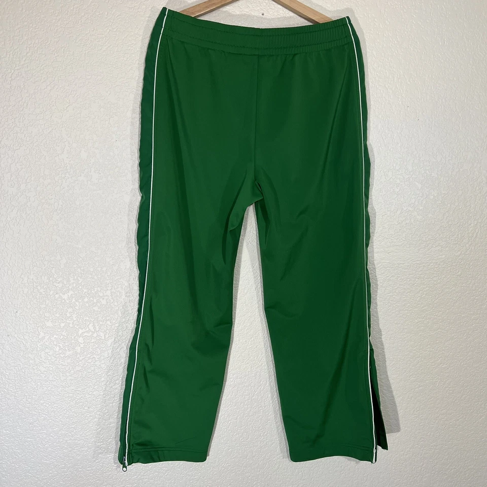 Pantalones de chándal Urban Pipeline para hombre talla pequeña. Verde rayado Y2K Foto 4 de 4