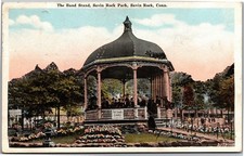 Band Stand, Savin Rock Park, Connecticut c1926 Vintage Postcard H14