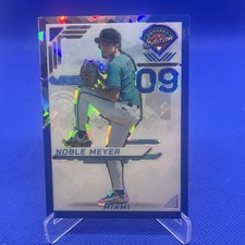 2025 Panini Prospect Edition Baseball Blue Ice Prizm Noble Meyer /299 Miami