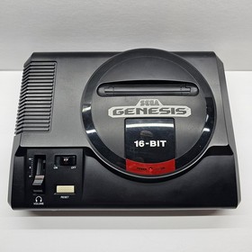 Sega Genesis Model 1 System Bundle 2 OEM Controllers AV Cable Tested Working