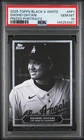2025 TOPPS BLACK AND WHITE PRIZED PORTRAITS PP1 SHOHEI OHTANI PSA 10