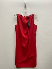 Ralph Lauren Size 6 Red Sleeveless Ladies Dress
