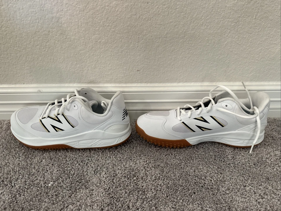 Zapatos planos de béisbol New Balance Fresh Foam X 3000v7 para hombre talla 9,5 ¡blancos! Foto 2 de 4