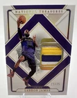 2024-25 National Treasures Lebron James Game Worn Patch 23/25 Jersey Match