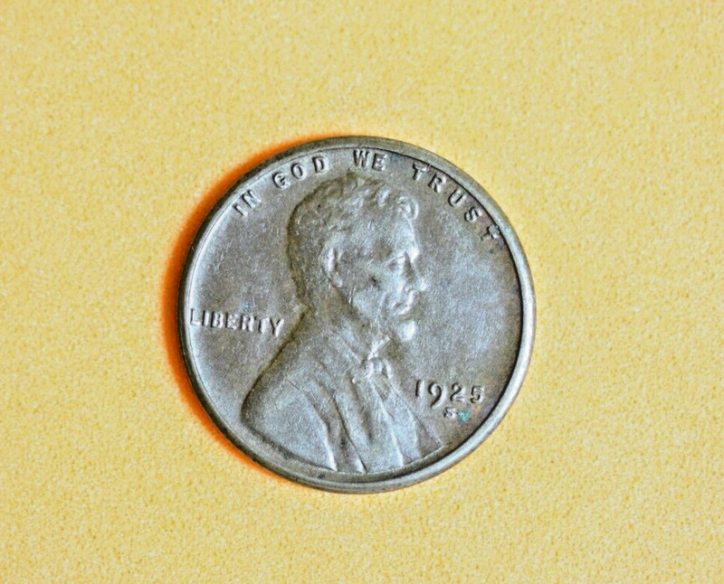 1925 S Lincoln Wheat Cent #P05678