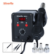858D-II 700W Soldering iron Hot Air Rework Station with Temp Calibration for PCB