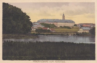 AK Deutsches-Reich Wermsdorf Hubertusburg Burg om Horstsee R. Seibold Wermsdorf - Bild 1 von 2