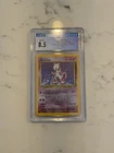 CGC 8.5 Mewtwo Square Cut Holo Rare Base Set 1999 Pokemon Card #10 Old Label