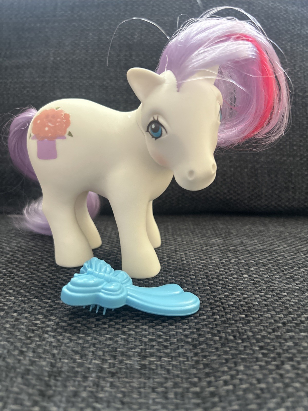 Vintage 1988 My Little Pony MLP G1 Magic Message Ponies "Cappello magico" con pennello