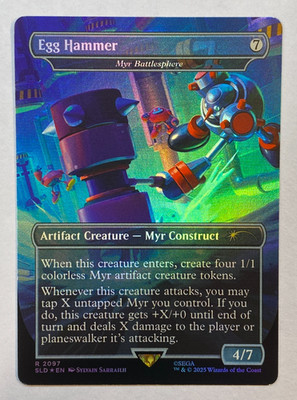 MTG - Secret Lair - Sonic: Turbo Gear - Egg Hammer - FOIL