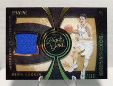 Panini 2016 Black Gold Shadow Box Swatches Devin Booker #7 /199 Kentucky