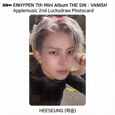 ENHYPEN THE SIN VANISHラキドロ 第2弾　コンプ Enhypen 7th Mini Album The Sin : Vanish Applemusic 2nd LuckyDraw