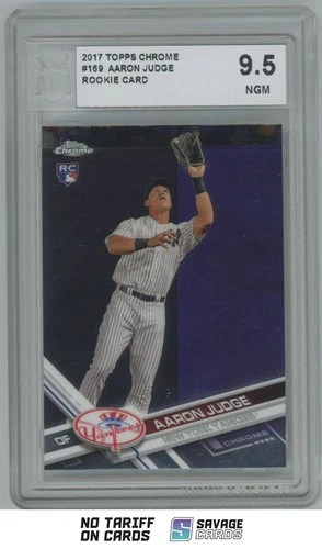 2017 Topps Chrome RC Aaron Judge ACA 9.5 #169 New York Yankees