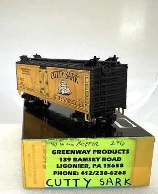 Greenway Products Cutty Sark Refer HO SCALE METAL WHEELS & Scale Couplers KD s