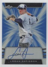 2019 Leaf Metal Draft Blue 7/30 Logan Davidson #BA-LD1 Auto 4z8