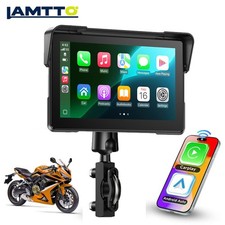 Portable Moto Carplay Wireless Motorcycle Stereo Waterproof 7" Touch Screen