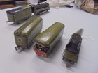 MARX ARMY SUPPLY Tin Train Cars.  5pc. — photo 2