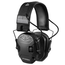 PYBBO NRR 23dB Shooting Earmuff with Gel Ear Pads, Slim Active Noise Reduction 