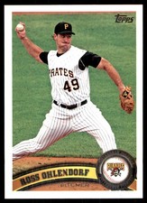 Ross Ohlendorf 2011 Topps #616 Pirates MLB READ FREE SHIPPING AutographDen
